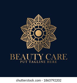 Ornament Mandala Logo Vector Design For Business Industry. Elegant Premium Logo Symbol and Icon Template for Beauty and Massage