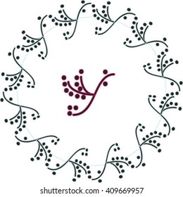 ornament, mandala, pattern, birds, vector illustration