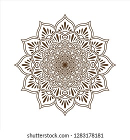ornament mandala round
