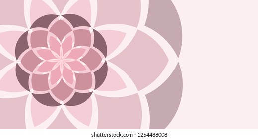 Ornament with mandala. Vector Illustration.