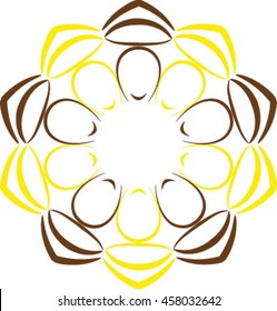 ornament, mandala, vector illustration