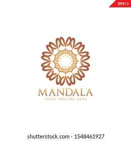 ornament mandala - vector logo illustration