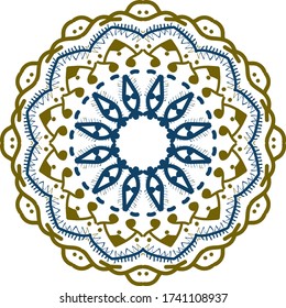 ornament Mandala. Vintage decorative elements. Oriental pattern, vector illustration. Islam, Arabic, Indian, ottoman motifs