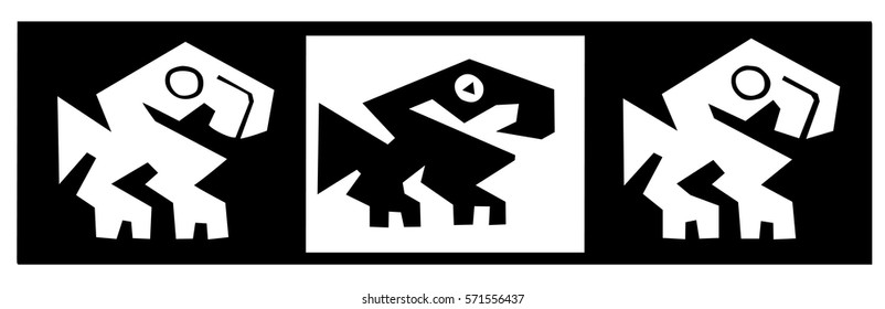 Ornament of Mexican and Maya