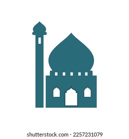 ornament mosque illustration logo design 