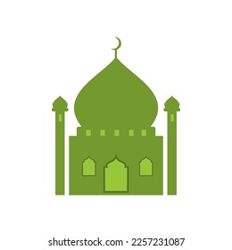 ornament mosque illustration logo design 