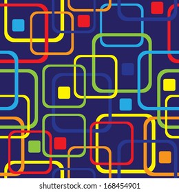 ornament multicolored geometric seamless pattern