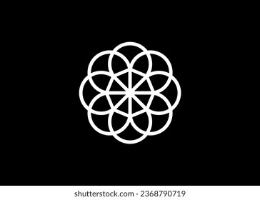 ornament o vector logo design