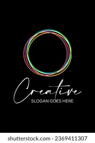  ornament o vector logo design