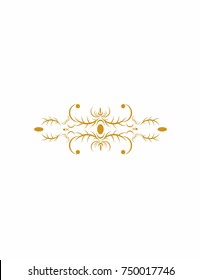 Ornament on a white background