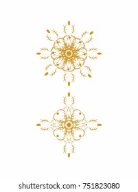 Ornament on a white background
