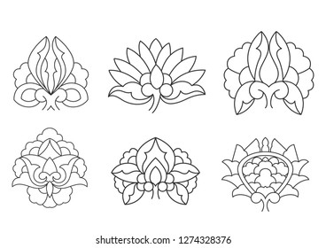ornament in Oriental style. Vector picture to design and create your own frames and patterns.