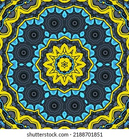 Ornament pattern with arabic and indian vector