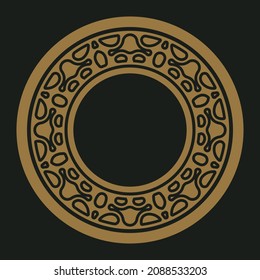 ornament pattern circle border design