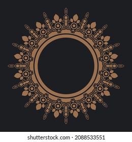 ornament pattern circle border design