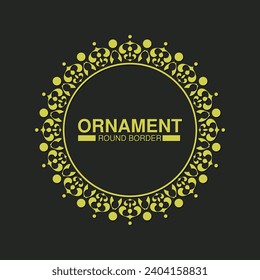 ornament pattern circle border design