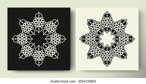 Entwurf der Kollektion von Ornamensmustern 