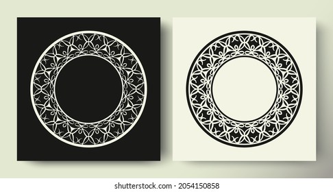 ornament pattern circle collection design 