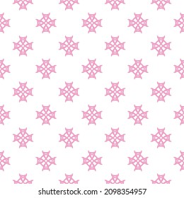 Diseño de patrones de adornos. fondo decorativo de estilo plano