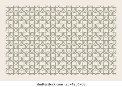 Ornament Pattern Design Geometric Style.