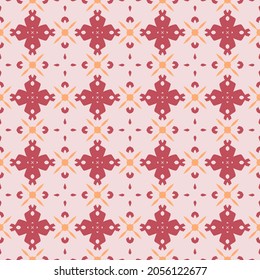 Ornament pattern design template with abstract motif. decorative background in flat style. repeat and seamless vector for wallpapers, wrapping paper, packaging, printing business, textile, fabric