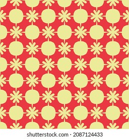 Ornament pattern design template with Christmas concept. decorative background in flat style. repeat and seamless vector for wallpapers, wrapping paper, packaging, printing business, textile, fabric