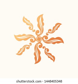 Ornament Pattern Leaf background vector