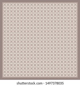 ornament pattern on brown color background for hijab design
