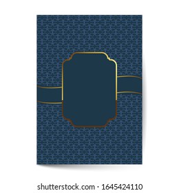Diseños de portada de página de patrones de ornamentos para bodas, menús, diseño de plantillas de libro