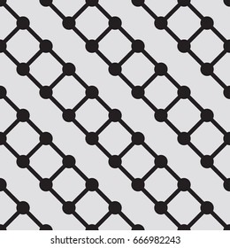 Ornament pattern seamless on grey background.Vector illustration.