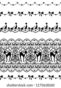 Ornament pattern,
It is the ornament pattern that a cat belonged under,
