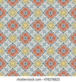Ornament pattern vector tile for multipurpose use in design