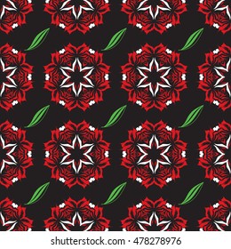 Ornament pattern vector tile for multipurpose use in design