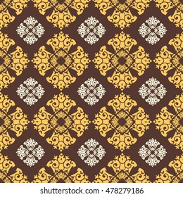 Ornament pattern vector tile for multipurpose use in design