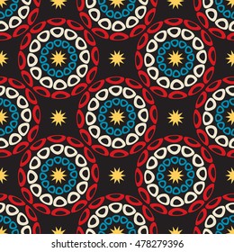 Ornament pattern vector tile for multipurpose use in design