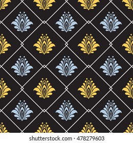 Ornament pattern vector tile for multipurpose use in design