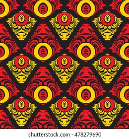 Ornament pattern vector tile for multipurpose use in design