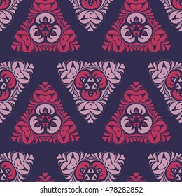 Ornament pattern vector tile for multipurpose use in design