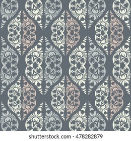 Ornament pattern vector tile for multipurpose use in design