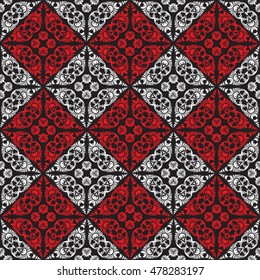 Ornament pattern vector tile for multipurpose use in design