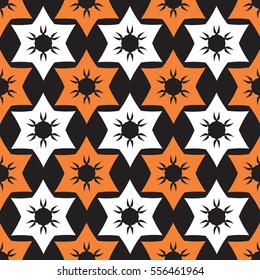 Ornament pattern vector tile for multipurpose use in design