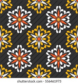 Ornament pattern vector tile for multipurpose use in design