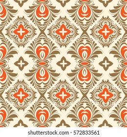 Ornament pattern vector tile for multipurpose use in design