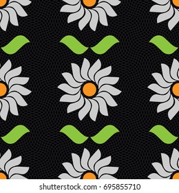 Ornament pattern vector tile for multipurpose use in design