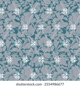 Ornament repeat pattern design Hand drawn vector illustration art 