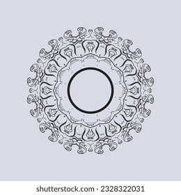 Ornament round set with mandala. Geometric circle element made in vector. Perfect set for any other kind of design, birthday and other holiday, Islamic india and arabic designs.