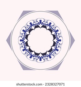 Ornament Runde Set mit mandala. Geometrisches kreiselement aus Vektorgrafik. Ideal für jede andere Art von Design, Geburtstag und andere Feiertage, islamische India und arabische Designs.