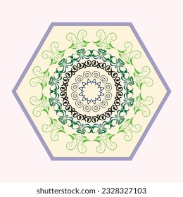Ornament round set with mandala. Geometric circle element made in vector. Perfect set for any other kind of design, birthday and other holiday, Islamic india and arabic designs.