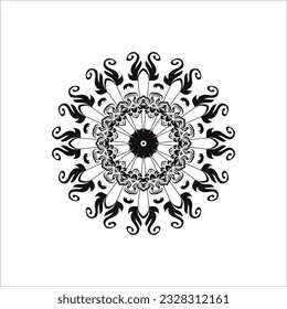 Ornament round style with mandala. Geometric circle element made in vector. Perfect for any other kind of design, birthday and other holiday, Islamic,india, arabic