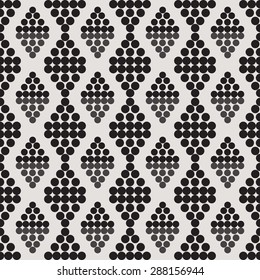 ornament seamless black and gray circles-vector illustration